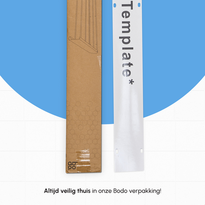 Bodo® In- en uitklapbaar droogrek met Ophanghaken - Wit - 6m Drooglengte